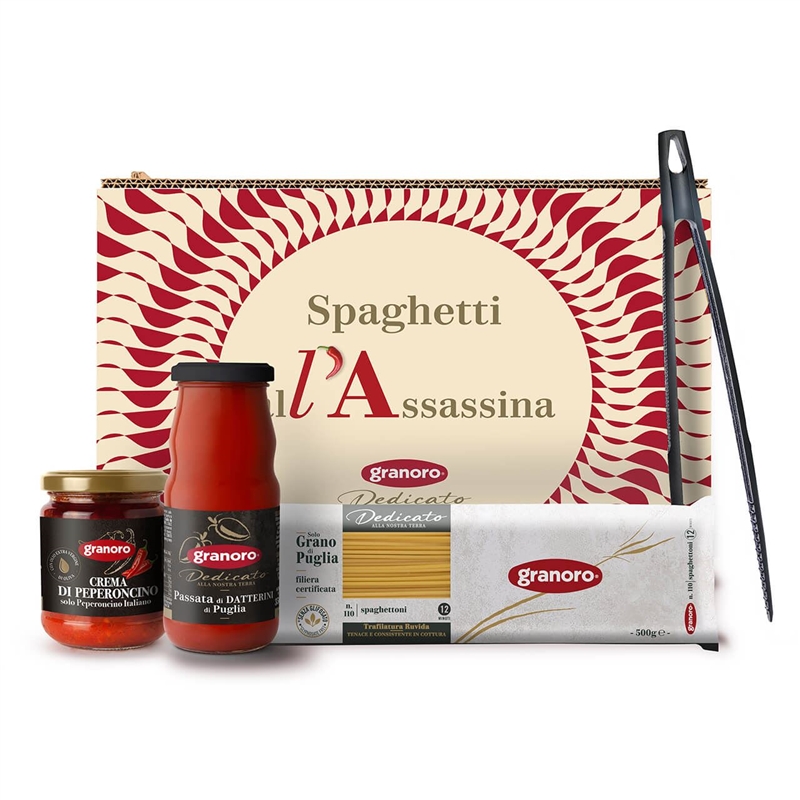 Box “Spaghetti all’Assassina” Granoro Dedicato